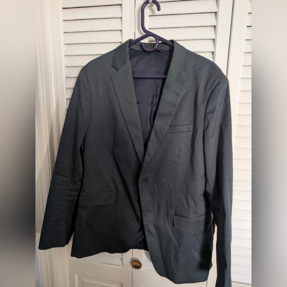 Banana Republic Hunter Green Slim Fit Blazer
